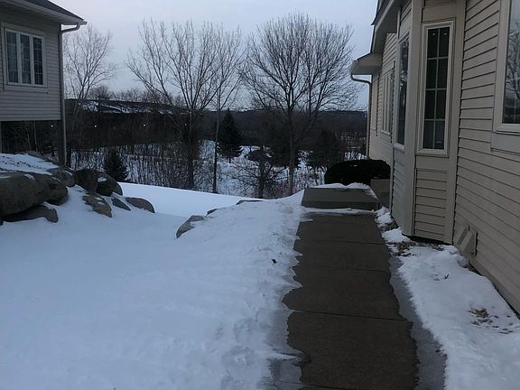 Walking up from driveway