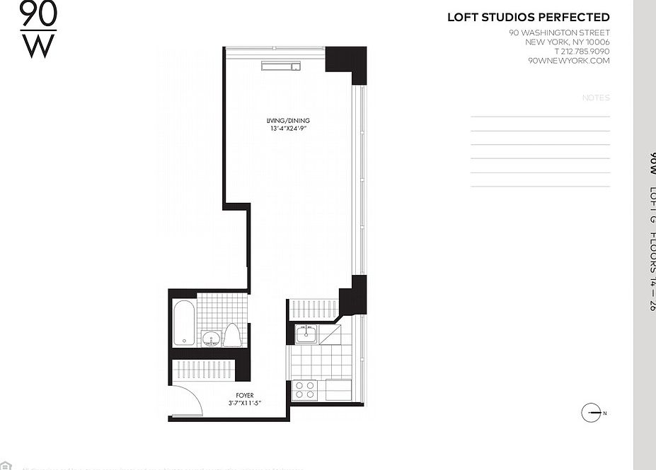 2nd image of 90 Washington St APT 14G
