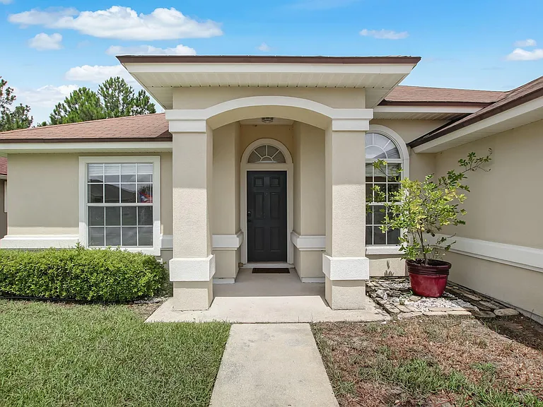 Front entry.