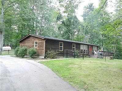 Exterior Front. Great cabin in the woods!