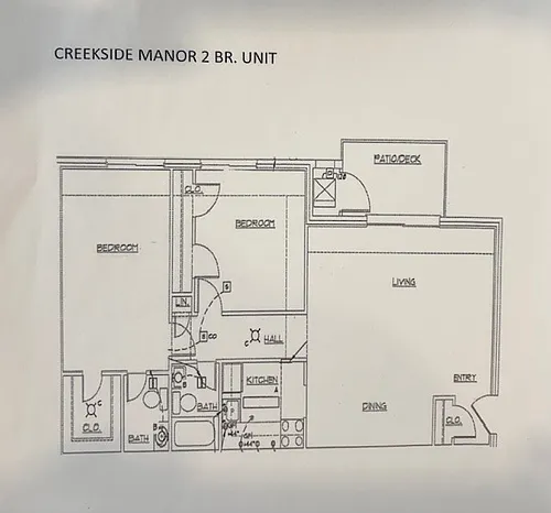 Floor plan 2 Bedroom