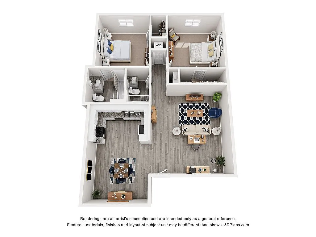 Floor plan 2 Bedroom