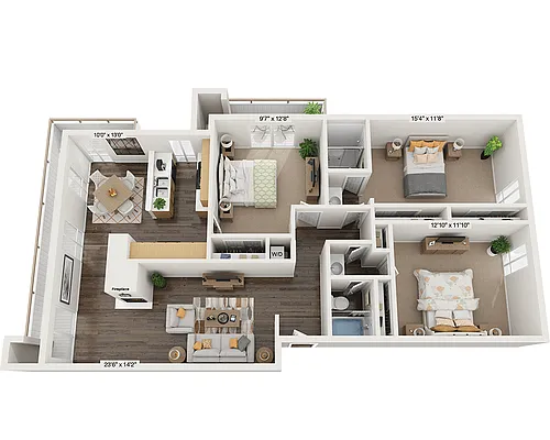 Floor plan Del Mar