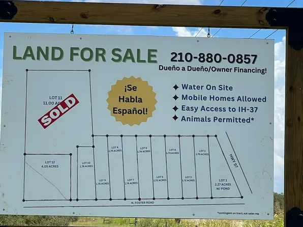 312 Foster Rd LOT TBD, Pleasanton, TX 78064