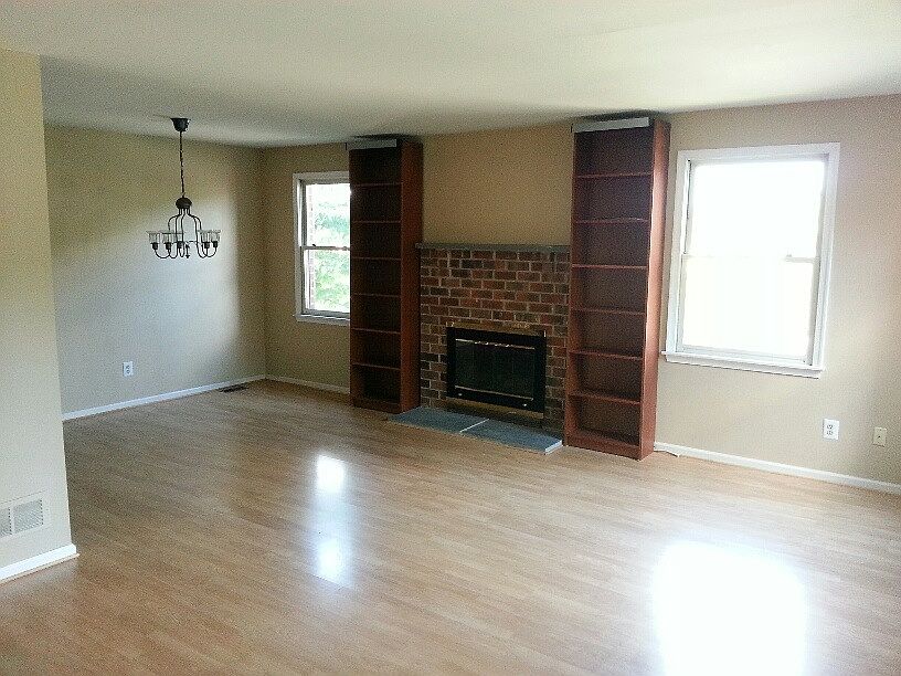 Fireplace in living room
