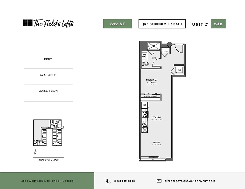 Floor plan Studio