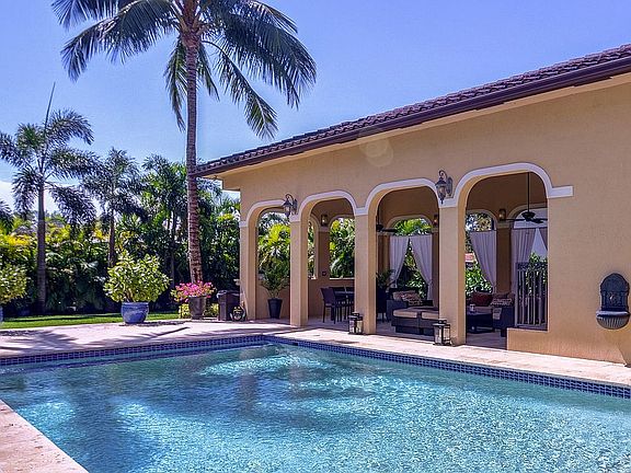 Large Cabana in backround