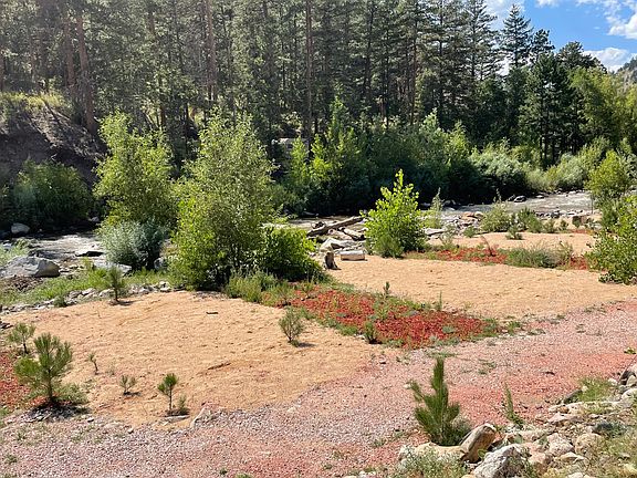 Camp pads and river access; for tenants only.
