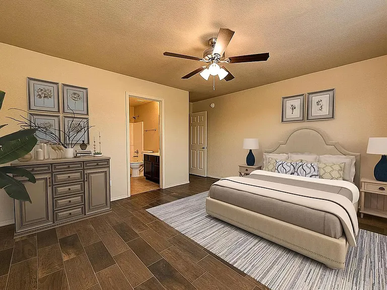 Example Master Bedroom w/ furniture