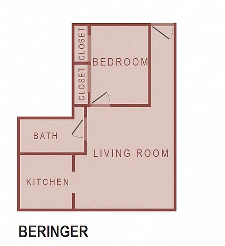 Floor plan Beringer
