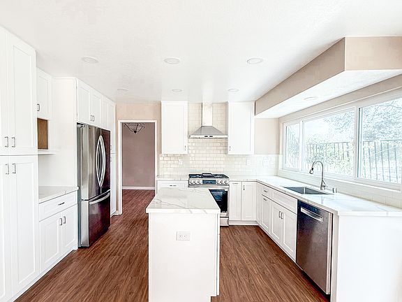Remodeled Kitchen taken near sliding door
