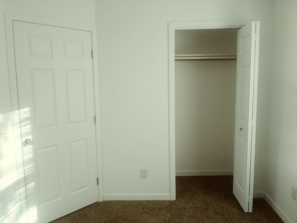 Every room has a decent sized closet.