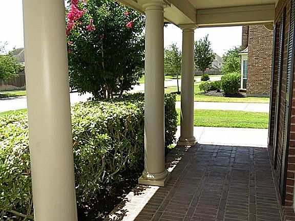 Shady Covered Front Porch