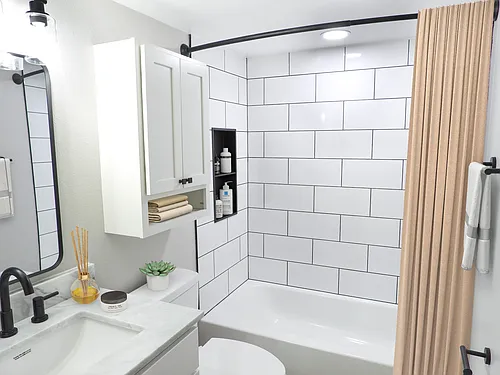 Floor plan Renovated B One Bedroom