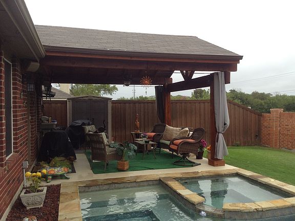 Cedar patio