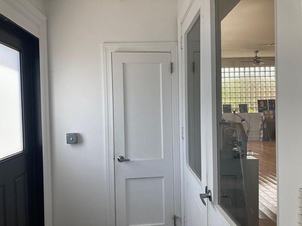 Vestibule with storage closet