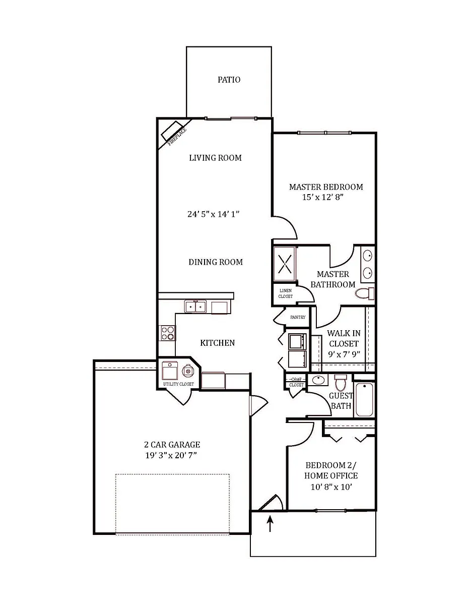 Floor plan The Tanager