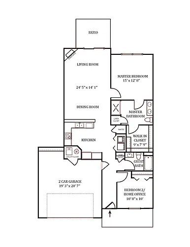 Floor plan The Tanager