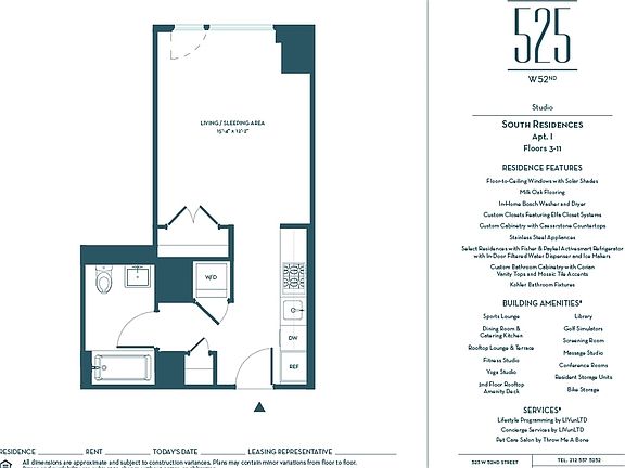 2nd image of 525 W 52nd St #10IS