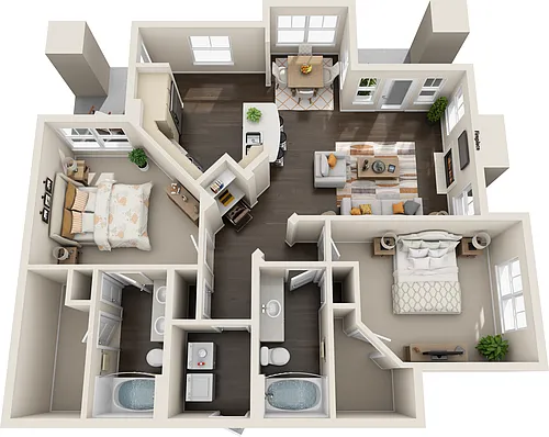 Floor plan B2 BH-L