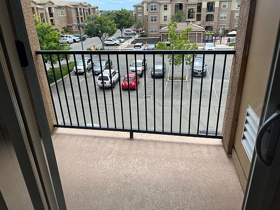 Balcony lookin out.
