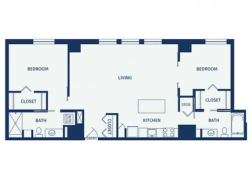 Floor plan B8