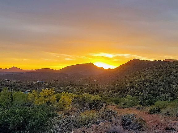 VIEW WEST AT SUNSET