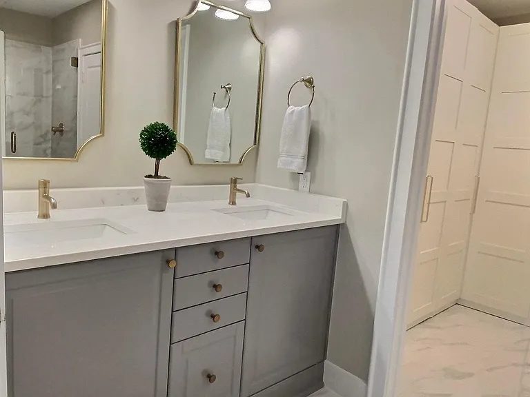 Bathroom #1 with walk-in closet