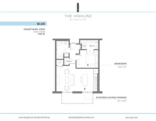 Floor plan Blue