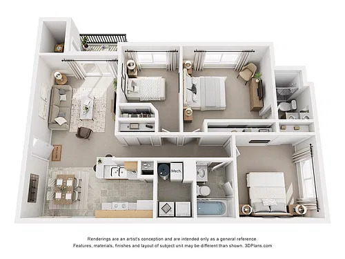 Floor plan 3B2B