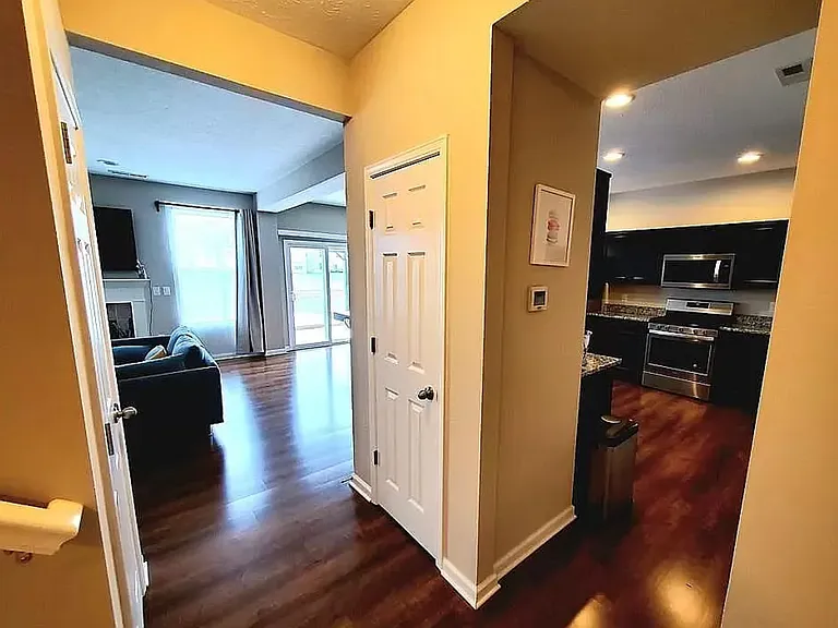 Foyer looking into LR and Kitchen