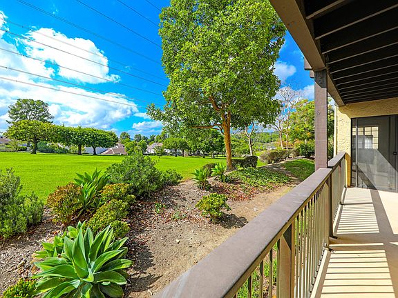 View of Sheep Hill Park from patio.