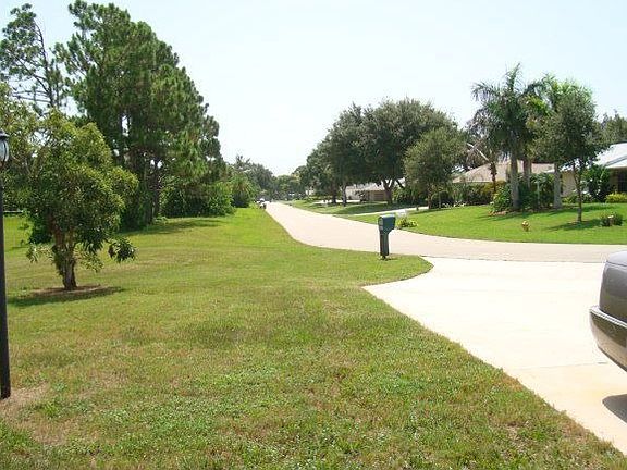 View from front of house