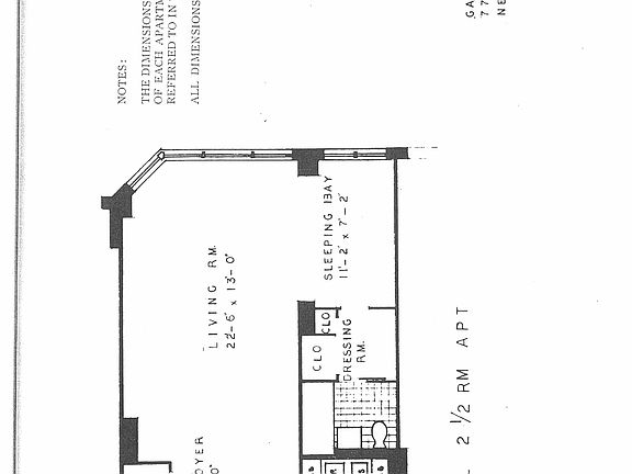 2nd image of 77 W 55th St APT 17C