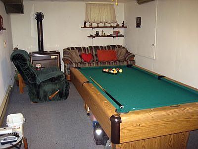 Family Room w/Wood Stove