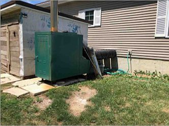 Wood Stove and shed