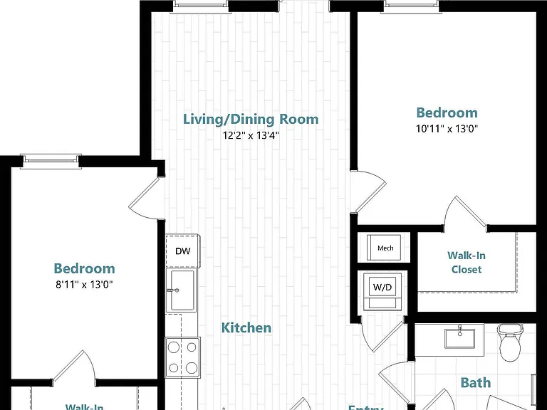 B21 floor plan Gibson Point