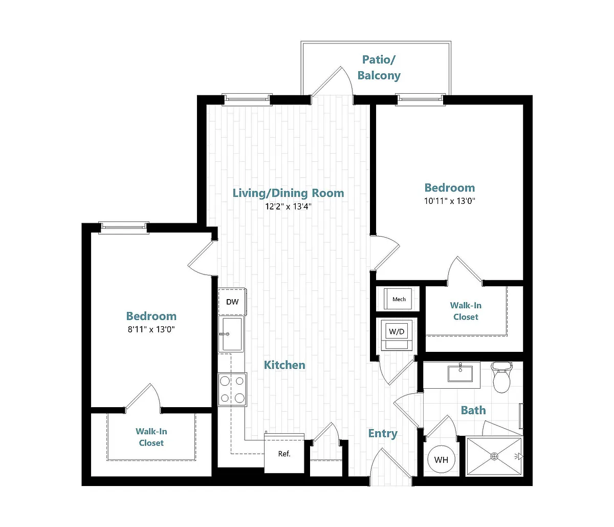 Floor plan B21