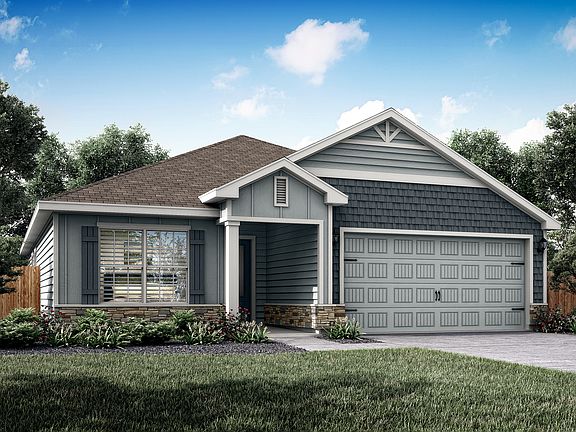 The Blanco plan is a beautiful single story home.