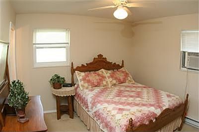 There is a half bath connected to the Owner's suite