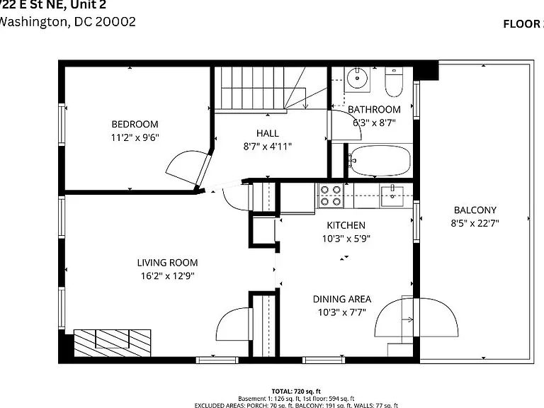 722 E St NE #2 — Photo 25