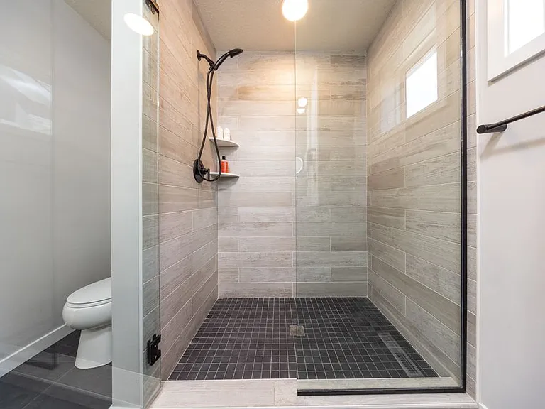 Gorgeous tile shower