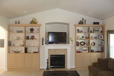 This lovely home has high ceilings throughout. The living room with its cathedral ceilings, gas fire