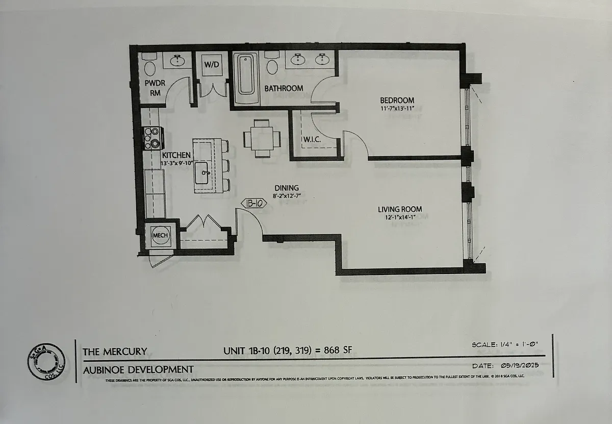 Floor plan 1B-10