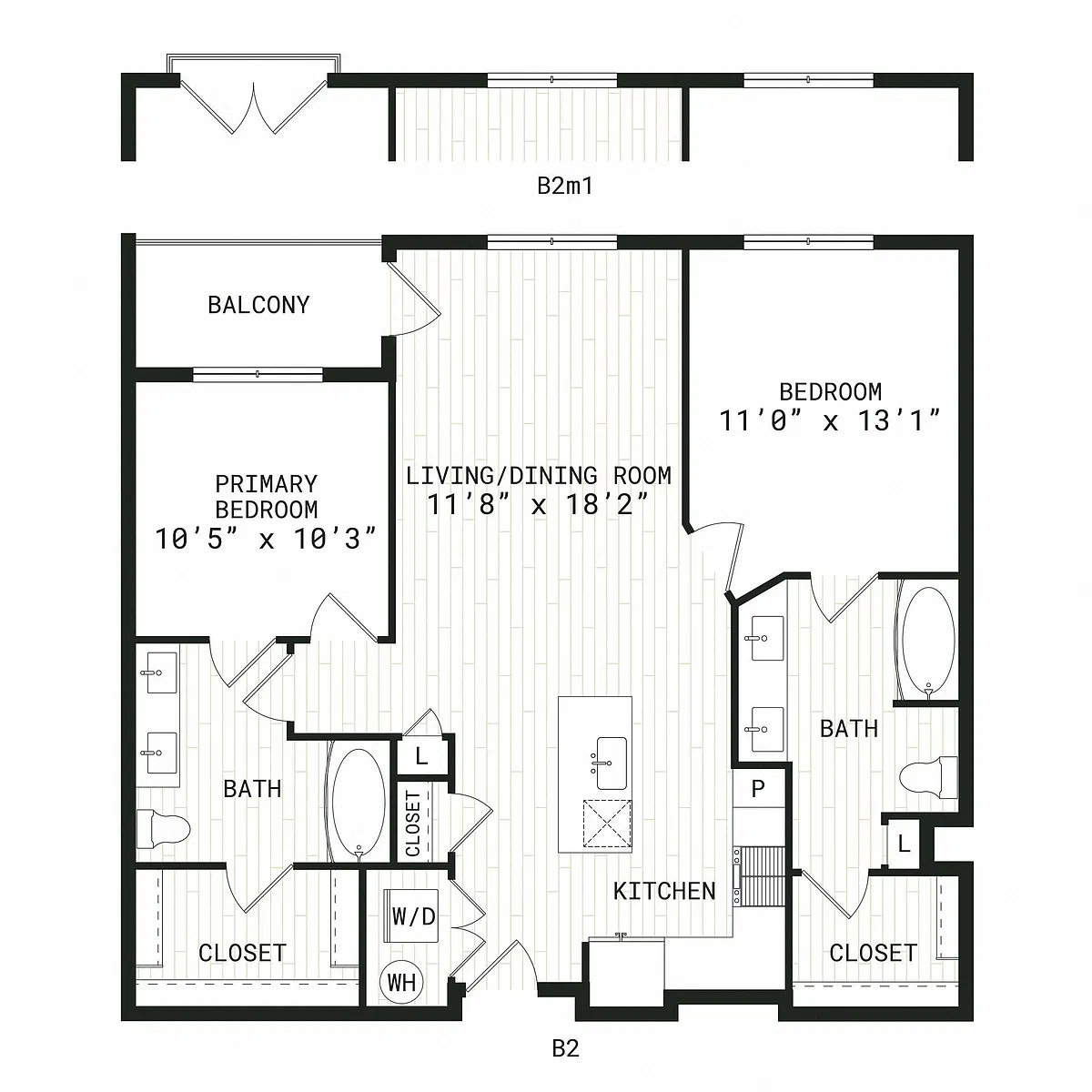 Floor plan B2