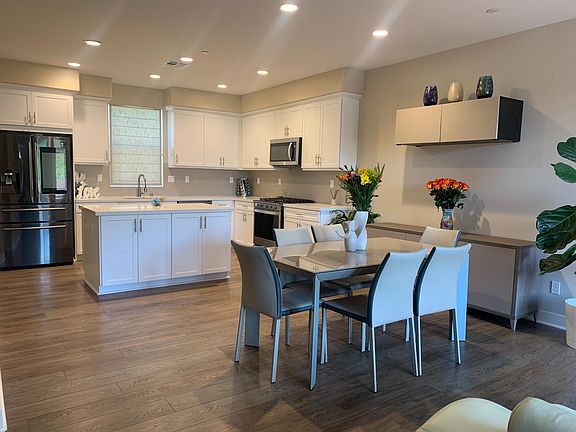 Dining room and kitchen