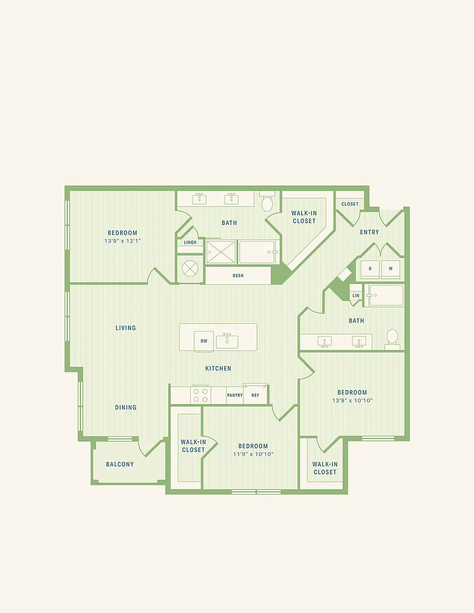 Floor plan The Jones (C1)
