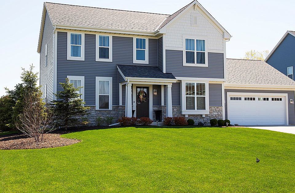 landscaped yard