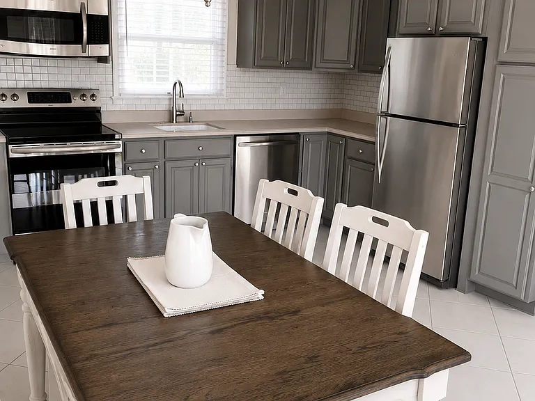 kitchen as it was previously furnished