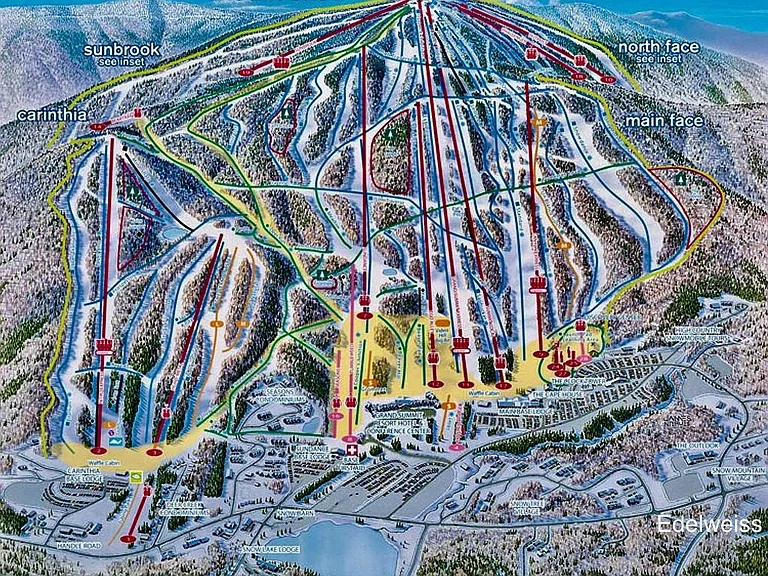 Edelweiss is located in bottom right corner of this map